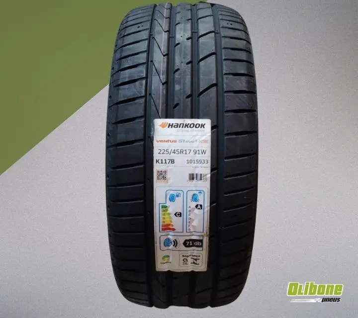 Pneu 225/45R17 Hankook Ventus S1 Evo2 K117B 91W